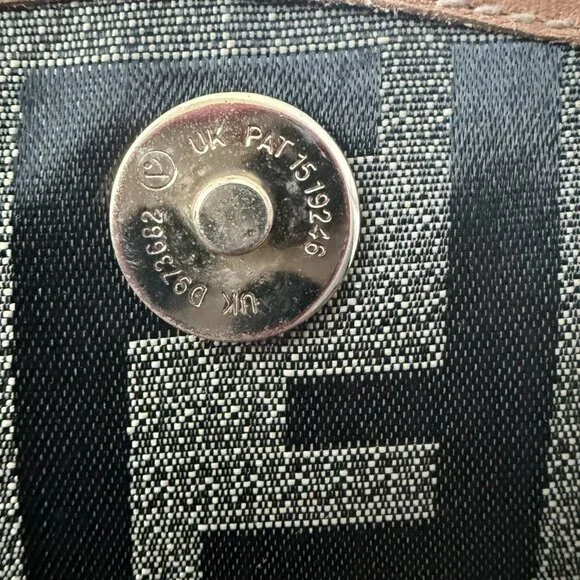 Vintage Zucca Print Saddle Bag | Monogram Logo 90s Style - Picture 6 of 13